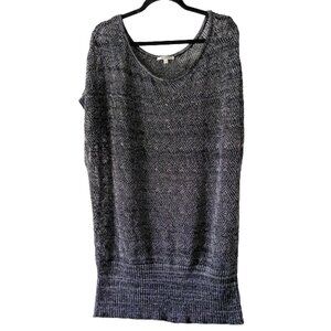 Dalia Collection Gray Knit Top